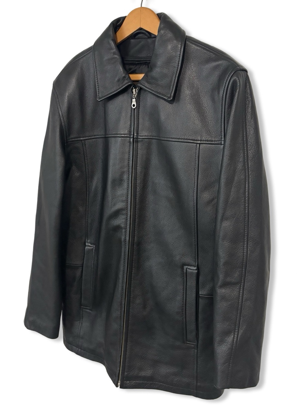 Danier Heavy Leather Jacket With Removable Liner